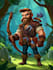 draw 2d game character illustration