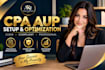 build a professional CPA aup for your business