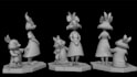 create 3d model, 3d character design, stylized character model design, cartoon