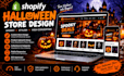 design a spooky halloween shopify store