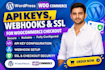 configure API keys, webhooks and SSL for woocommerce wordpress checkout