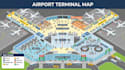 design airport, aviation, terminal and wayfinding maps