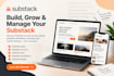 setup substack account substack newsletter design manage substack post