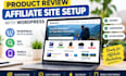 set up a professional affiliate blog website