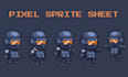 create pixel art character animation pixel art sprite sheet pixel sprite sheet