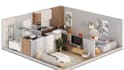 create professional apartment complex architecture and 3d rendering