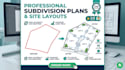 subdivision plan land development site plan plot plan master plan lot layout