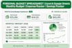 create simple expense tracker and budget sheet in excel