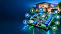 do home automation controller pcb and smart devices circuits
