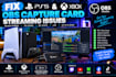 fix ps5 xbox obs capture card streaming issues