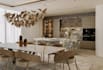 decorate3d house interior for xmas,kitchen, nursery,bathub,cinemagraph rendering
