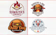create creative restaurant, fast food, food ,bbq logo