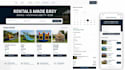 build inflatable obstacle course, water slide, glamping party rental website