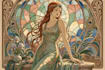 draw anything in art nouveau style