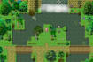 design a pixel art background, tile map and pixel environment for games