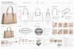 create detailed handbag technical drawings with measurements