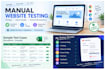 manually test your website and report bugs