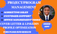 write and edit your project management resume and cover letter