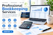 do professional bookkeeping, accounting and financial data entry
