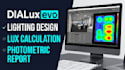 do photometric analysis, lighting calculation and lux report