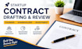 draft shareholder, founder and investment contracts agreement for startup