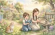 erstelle eine professionelle kinderbuch illustration in aquarell