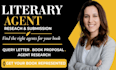 research verified literary agent and submit your book to suitable agents