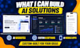 do ai website development, ai software, ai app ,ai developer, ai engineer