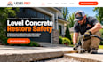 design wix mudjacking contractor website slab jacking concrete lifting website