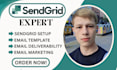 fix sendgrid email deliverability domain authentication sendgrid email template