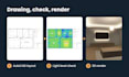 draft autocad electrical lighting layout, dialux lighting simulations, 3d render