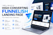 build a high converting funnelish landing page