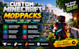 create custom minecraft modpacks, forge fabric neoforge mods and server setup