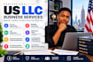 us llc registration, ein, amend llc, dissolve US llc, close ein,boi report, itin