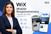 fix wix mobile responsiveness, layout, spacing and alignment issues