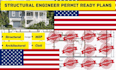 structural engineer engineer stamp permit ready plans for il MD ok fl tn nm ny