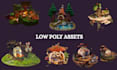 make a low poly game assets retro psx style game assets and 3d models