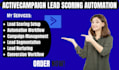 create activecampaign lead scoring automation campaign conversion workflow