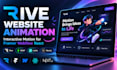 create rive interactive website animation for framer, webflow and react