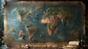 create fantasy map of a fictional world