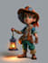 draw 2d game character illustration