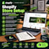 build and setup a professional shopify store
