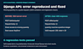fix django bugs and build rest apis and react web apps