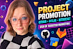promote your github gitlab bitbucket project with targeted marketing