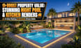 design 3d backyard, pool, patio, and outdoor living