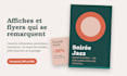la création de votre CV, affiche, menu ou invitation