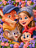 create a disney cartoon illustration