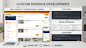 design and develop a custom website from scratch