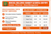 do vlookup in excel , billing sheets and fast data entry