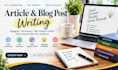 write and publishing  article and blogs on  educational topics
